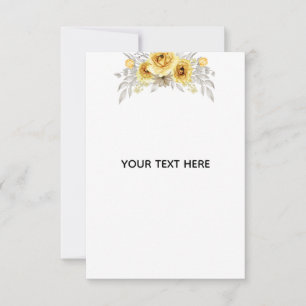 Skapa din egen blomster OSA kort