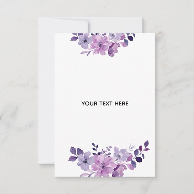 Skapa Din Egen Blomster OSA Kort (Framsida)