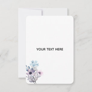 Skapa din egen blomster OSA kort