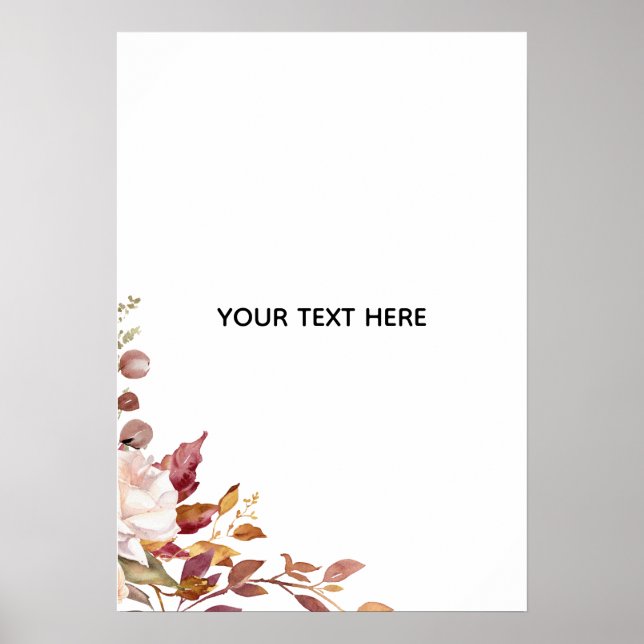 Skapa Din Egen Blomster Poster (Framsidan)