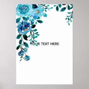 Skapa Din Egen Blomster Poster