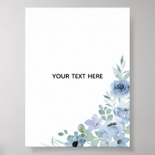 Skapa din egen blomster poster