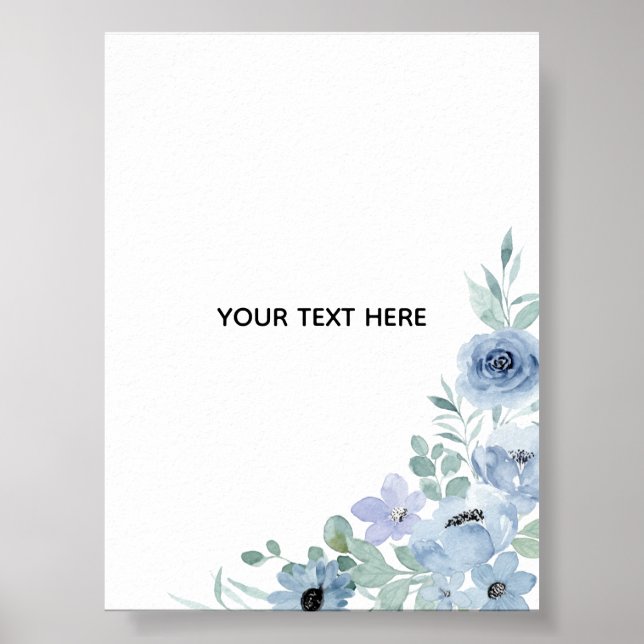 Skapa din egen blomster  poster (Framsidan)