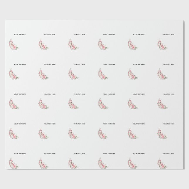 Skapa din egen blomster presentpapper (Platt)