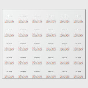 Skapa din egen blomster presentpapper