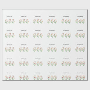 Skapa din egen blomster presentpapper