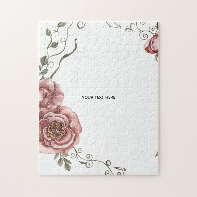 Skapa din egen blomster  pussel (Vertikal)