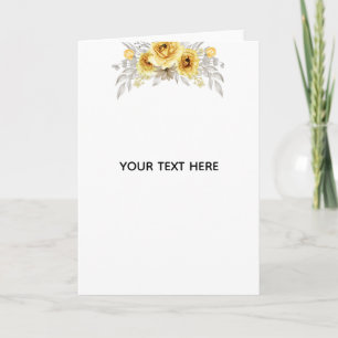 Skapa din egen blomster tack kort