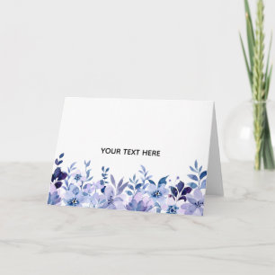 Skapa din egen blomster tack kort