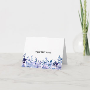 Skapa din egen blomster tack kort