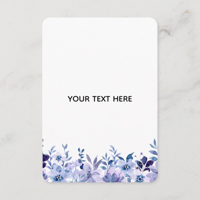 Skapa din egen blomster  tilläggskort (Framsida)