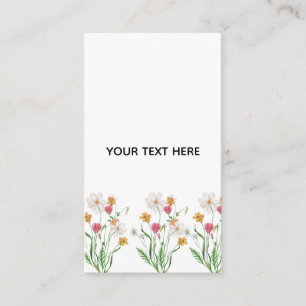 Skapa din egen blomster tilläggskort