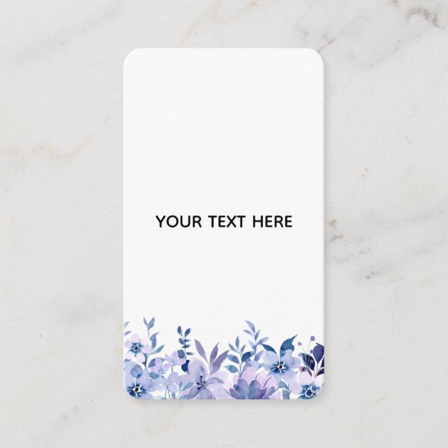 Skapa din egen blomster  tilläggskort (Framsida)