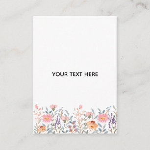 Skapa din egen blomster tilläggskort
