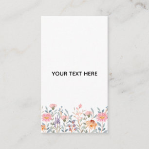 Skapa din egen blomster tilläggskort