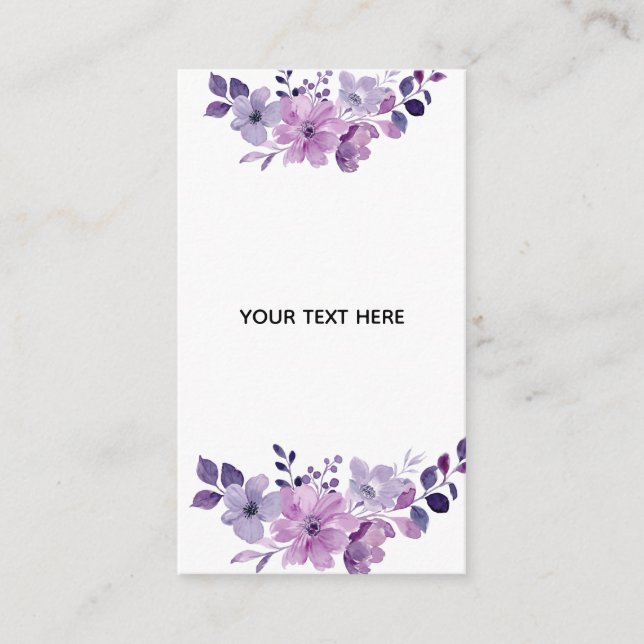 Skapa Din Egen Blomster Tilläggskort (Framsida)