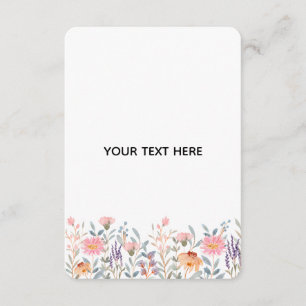 Skapa din egen blomster tilläggskort