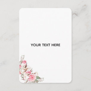 Skapa din egen blomster tilläggskort