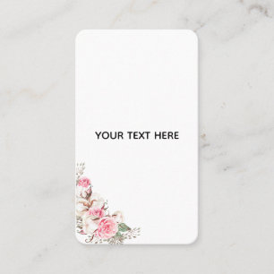 Skapa din egen blomster  visitkort