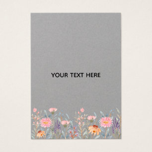 Skapa din egen blomster visitkort