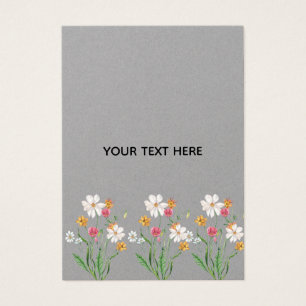 Skapa din egen blomster visitkort