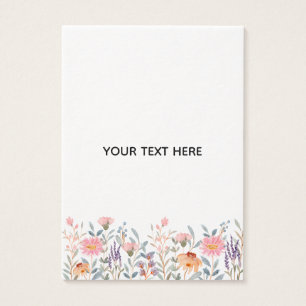 Skapa din egen blomster visitkort