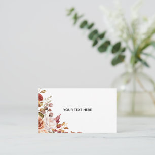Skapa Din Egen Blomster Visitkort