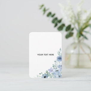 Skapa din egen blomster visitkort