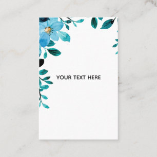Skapa Din Egen Blomster Visitkort