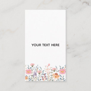 Skapa din egen blomster visitkort