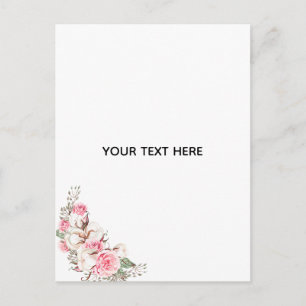 Skapa din egen blomster vykort