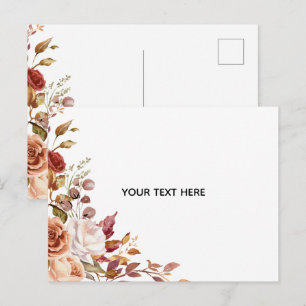 Skapa Din Egen Blomster Vykort