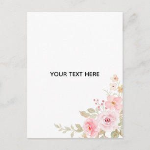 Skapa din egen blomster vykort