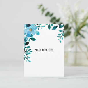 Skapa Din Egen Blomsterbukett Meddelande Vykort