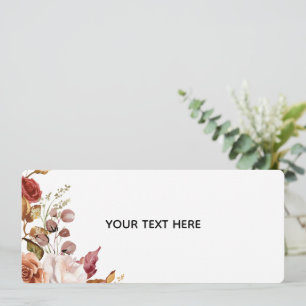 Skapa din egen blomsterinbjudan inbjudningar