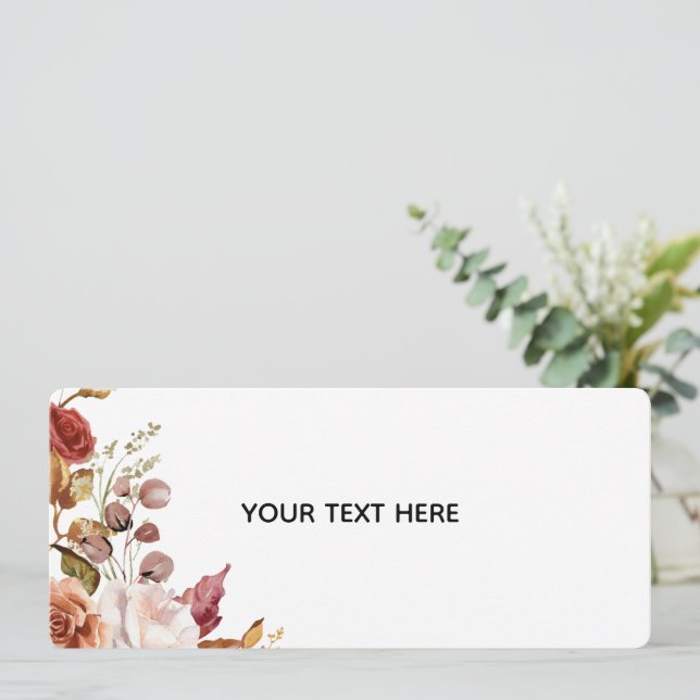 Skapa din egen blomsterinbjudan inbjudningar (Stående Fram)