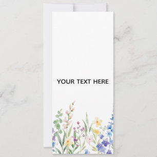 Skapa din egen blomsterinbjudan inbjudningar