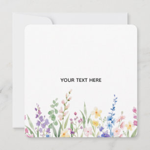 Skapa din egen blomsterinbjudan inbjudningar