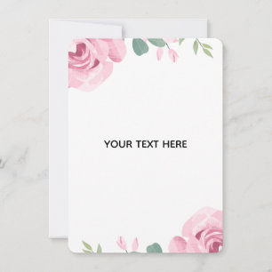 Skapa din egen blomsterkant anteckningskort