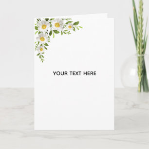 Skapa din egen blomsterkant kort