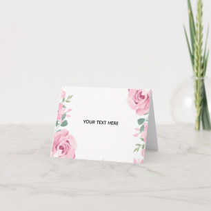 Skapa din egen blomsterkant kort