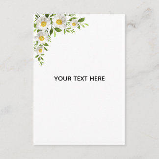 Skapa din egen blomsterkant tilläggskort