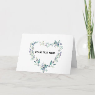 Skapa din egen blomsterkärleksgräns tack kort