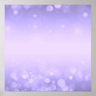 Skapa din egen! Bokeh Ljus Background - Lila Poster