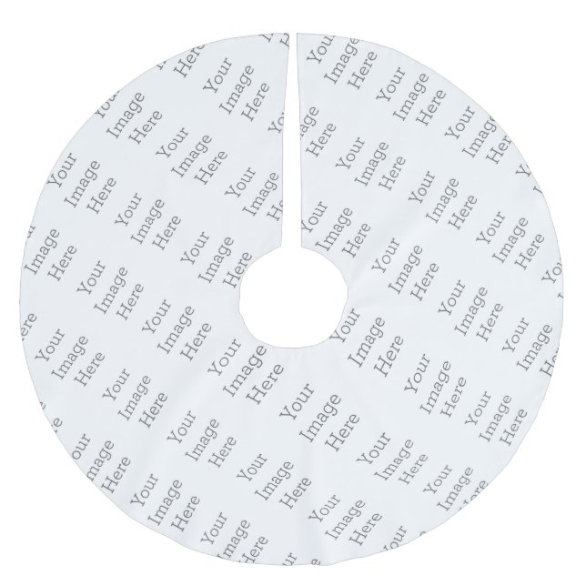 Anpassad trädkjol, borstad polyester (Framsidan)