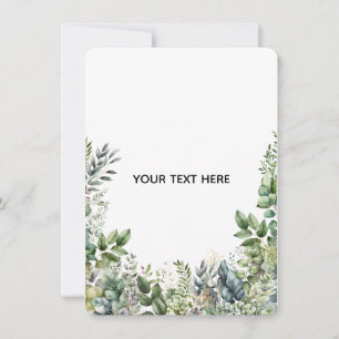 Skapa din egen botaniska design anteckningskort