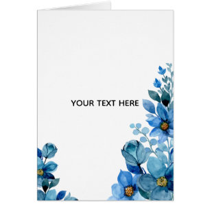 Skapa din egen botaniska design hälsningskort