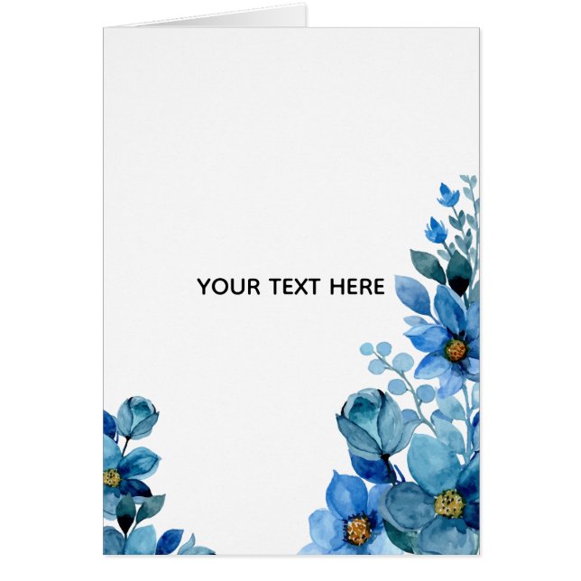 Skapa din egen botaniska design hälsningskort (Framsidan)