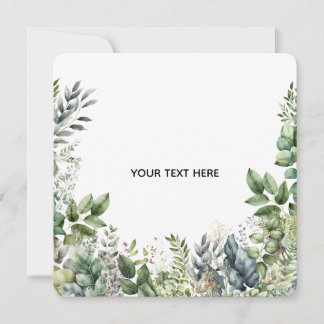 Skapa Din Egen Botaniska Design Inbjudningar
