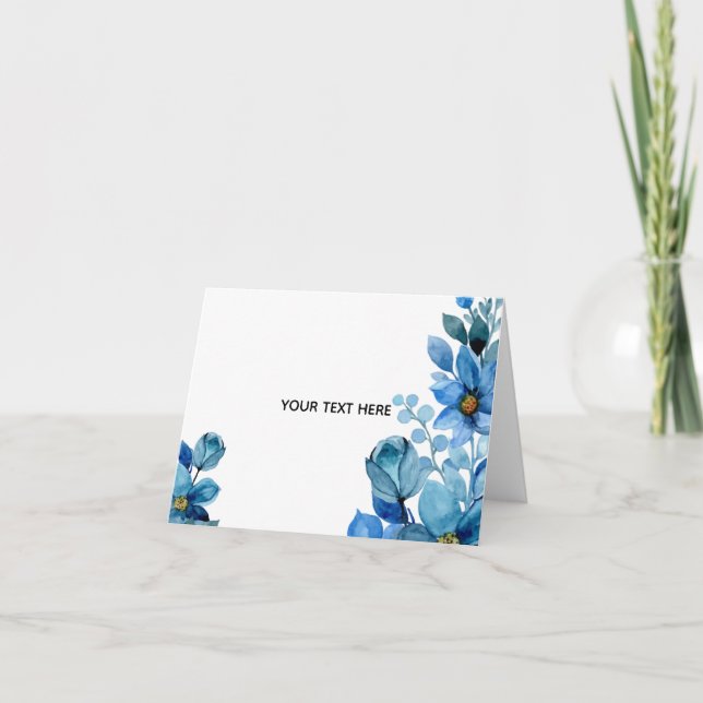 Skapa din egen botaniska design kort (Framsida)